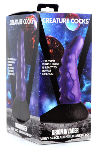 Creature Cocks Orion Invader Veiny Space Alien Silicone Dildo Fantasy Dongs