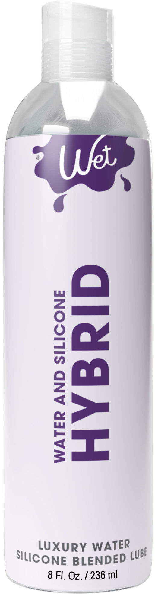 Wet Hybrid Luxury Water Silicone Blend Based Lubricant 4 Oz Hybrid Lube