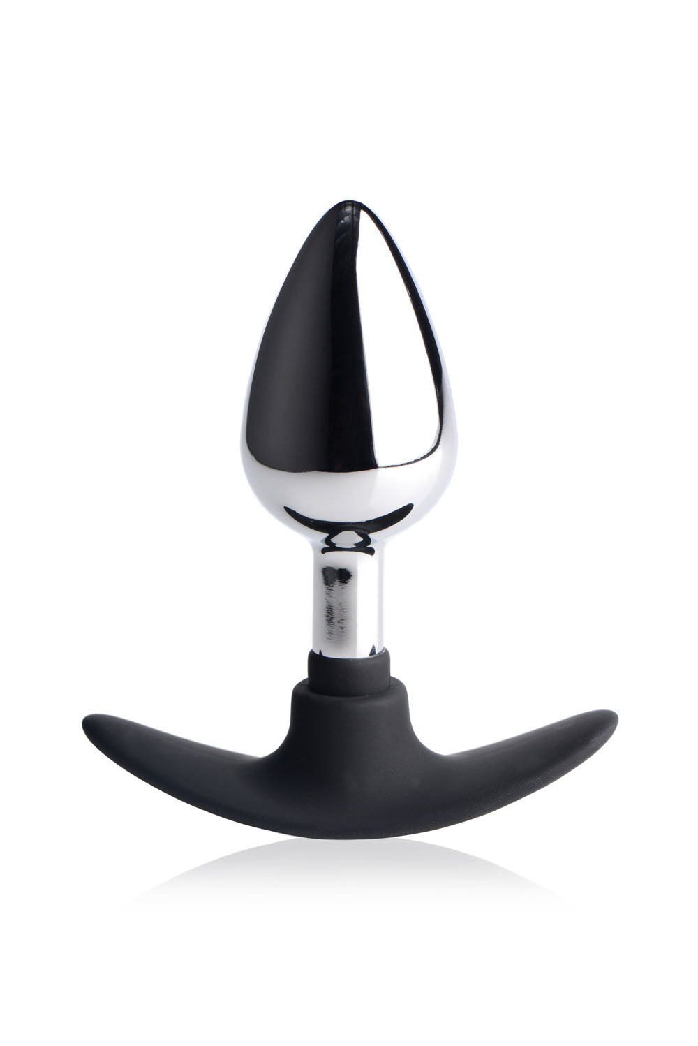 Dark Invader Metal and Silicone Medium Weighted Butt Plug > Anal Range > Butt Plugs