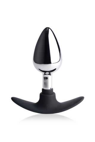 Dark Invader Metal and Silicone Medium Weighted Butt Plug > Anal Range > Butt Plugs