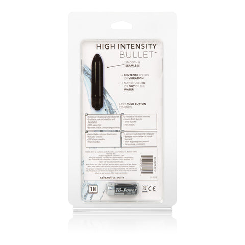 High Intensity Black Bullet Vibrator Waterproof for Intimate Use BULLETS