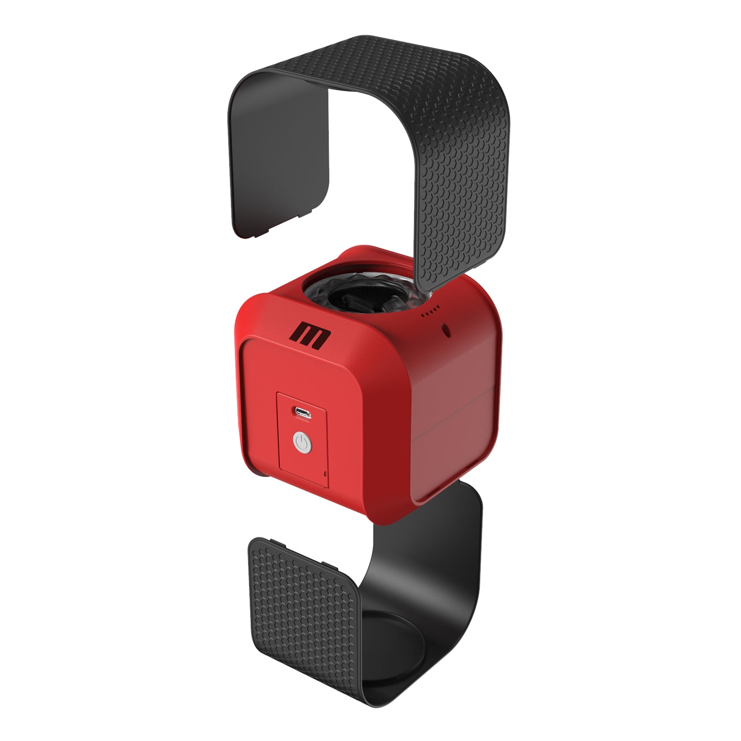 M for Men Slambox Male Masturbator with 7 Rotation Modes Red Strokers - Auto