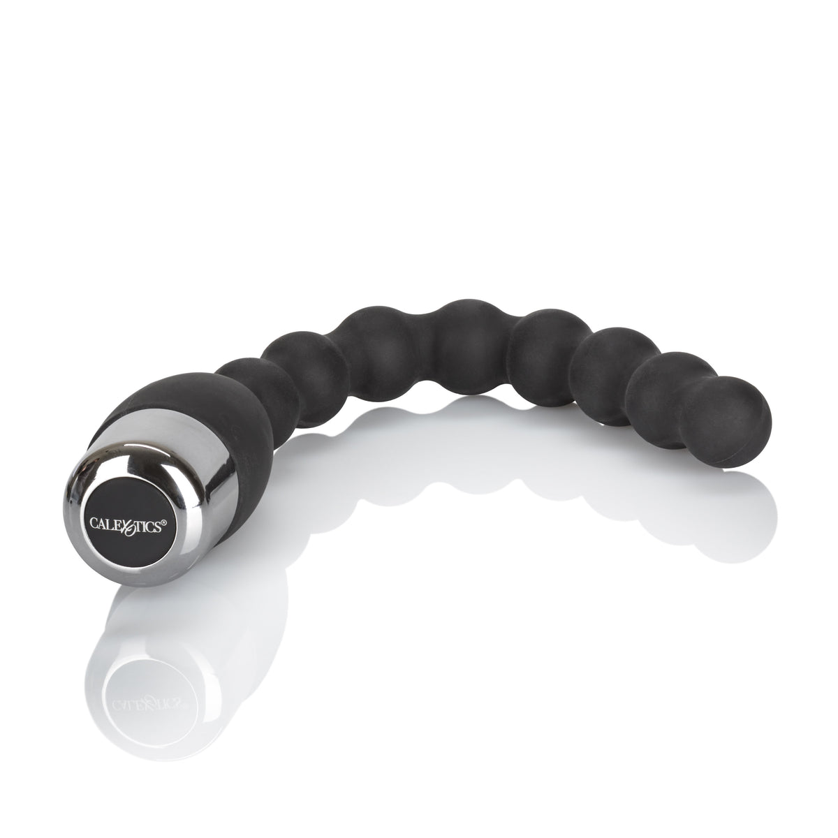 Silicone Bendable 9.5" Vibrating Anal Probe Black > Anal Range > Anal Probes