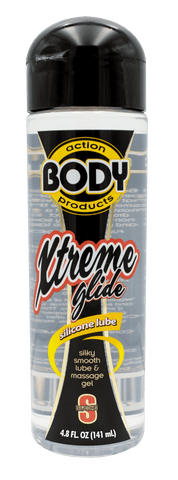 Body Action Xtreme Glide Silicone Lubricant 8.5 Oz Tube Silicone Lubricant