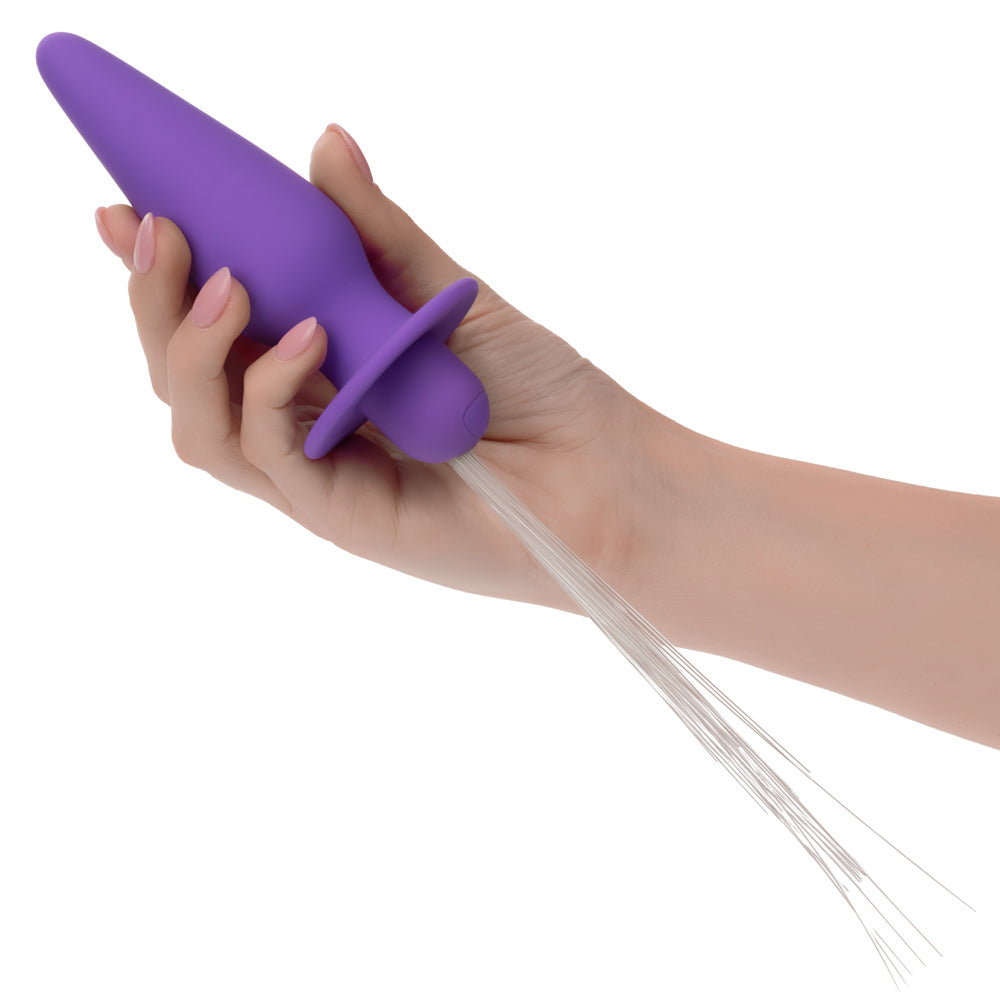 Southern Lights™ Vibrating Light Up Butt Plug Purple Silicone Rechargeable > Anal Range > Vibrating Butt Plugs