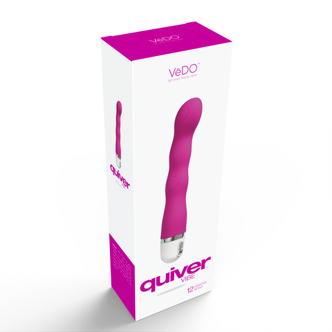 Quiver Vibrator in Hot Pink for Targeted Pleasure and Fun Vibrators
