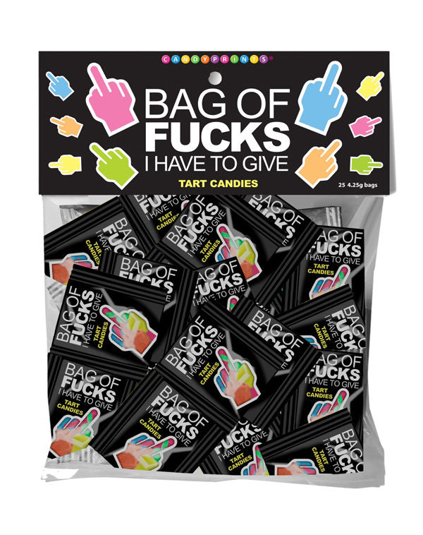 Bag of Fucks I Have to Give Bag of 25 Count Default Title > Novelties > Candy & Edible Items