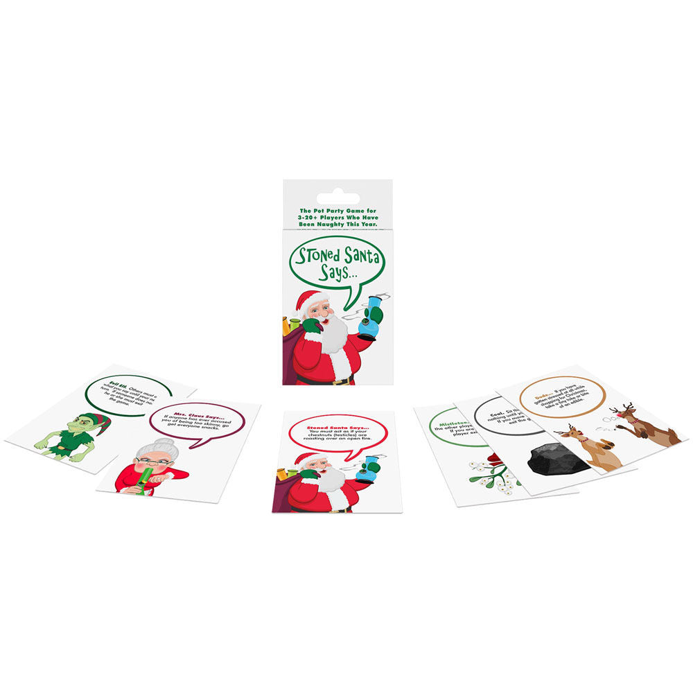Stoned Santa Says Party Game – Naughty Adults Card Game Card Games