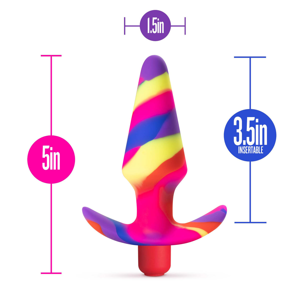 Avant Free Spirit Scarlet Silicone – Silicone Butt Plug > Anal Range > Vibrating Butt Plugs