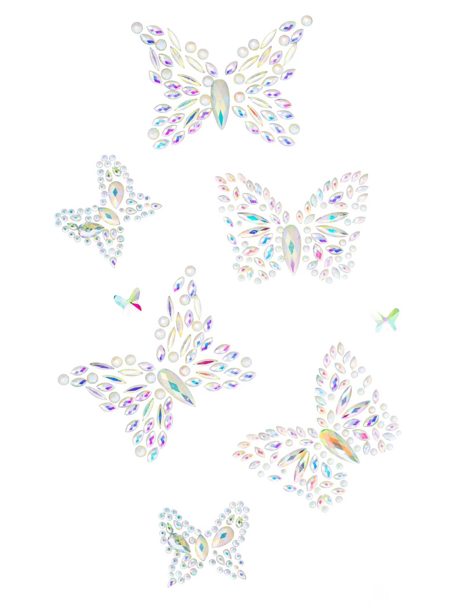 Aurelia Glow in the Dark Butterfly Body Jewels by Leg Avenue Default Title Body Jewelry (Non Piercing)