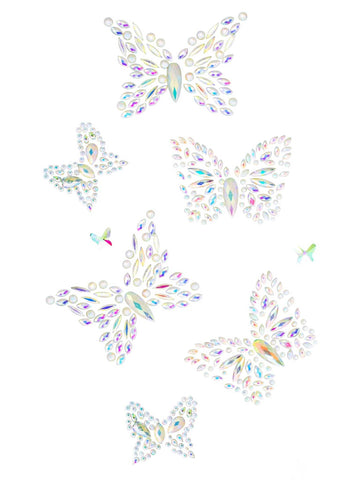 Aurelia Glow in the Dark Butterfly Body Jewels by Leg Avenue Default Title Body Jewelry (Non Piercing)
