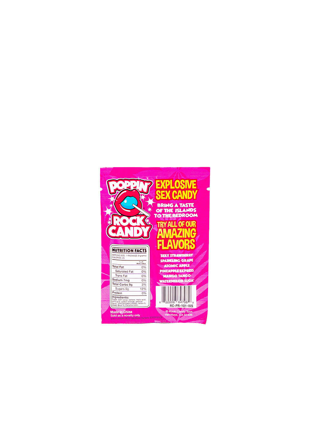 Poppin Rock Candy (Mango Tango) – Edible Candy > Novelties > Candy & Edible Items