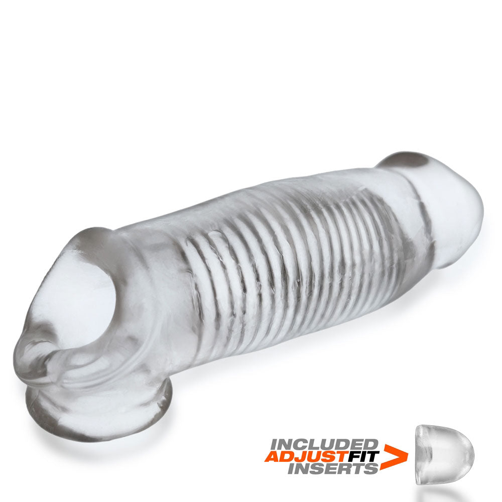 Hulk Gargantic Cocksheath Clear 11in Length 2.5in Width > Sex Toys For Men > Penis Sleeves