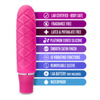 Luxe Cozi Mini Fuchia - Compact Vibrating Silicone Toy > Vibrators > Standard Vibrators