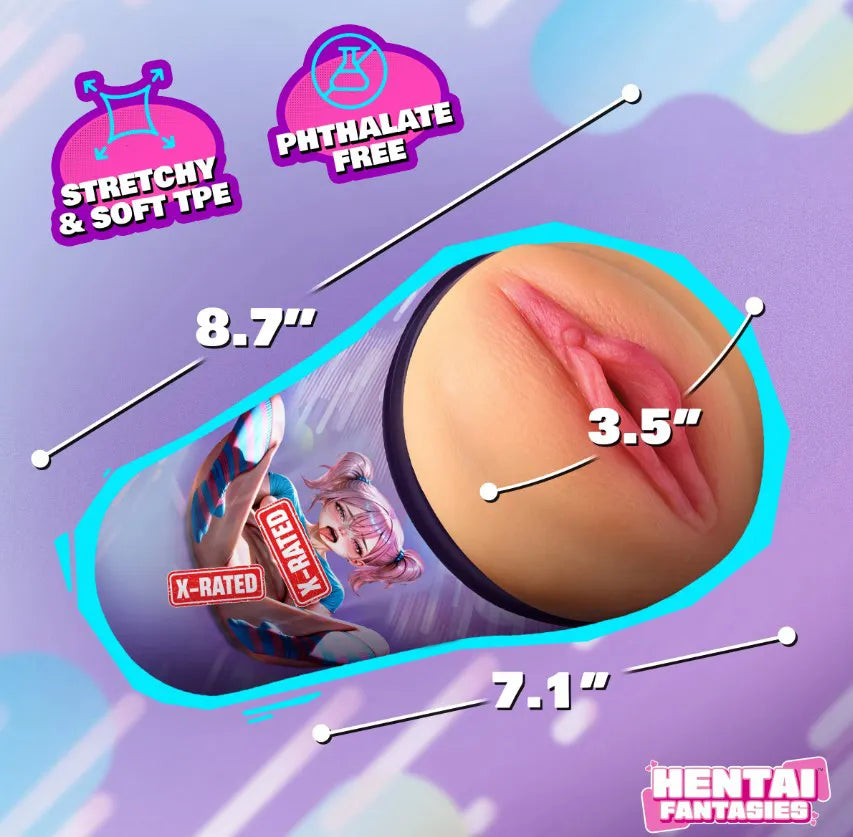 Hentai Fantasies Haruka the Gamer Girl – Pussy Masturbator > Sex Toys For Men > Masturbators > Onahole