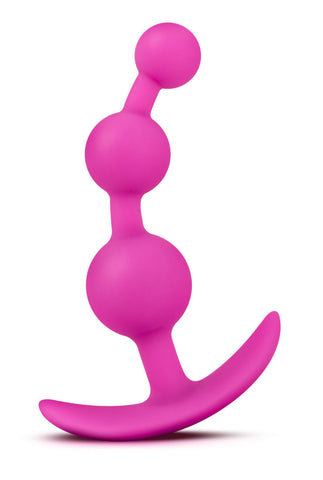 Blush Luxe Be Me 3 Anal Plug Black Premium Silicone Toy Pink > Anal Range > Anal Beads
