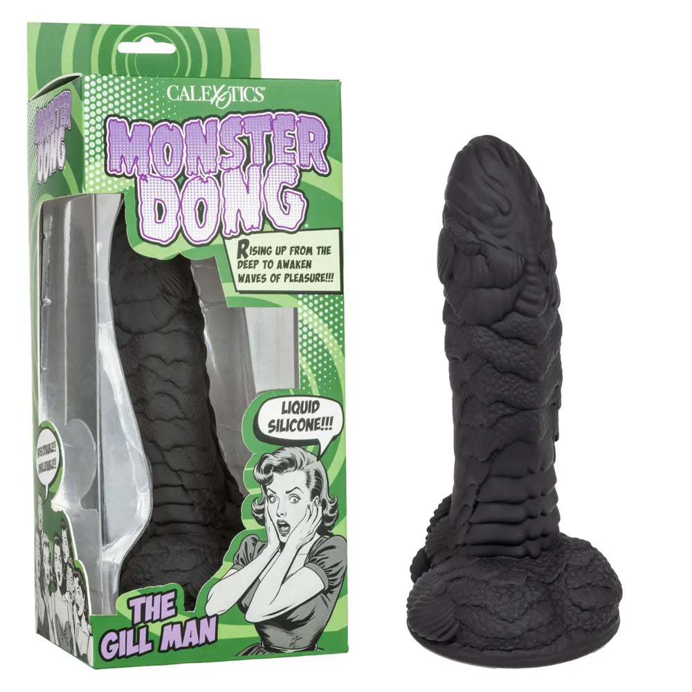 Monster Dong The Gill Man (Black) – Waterproof Realistic 7.2" Dildo > Dildos > Fantasy