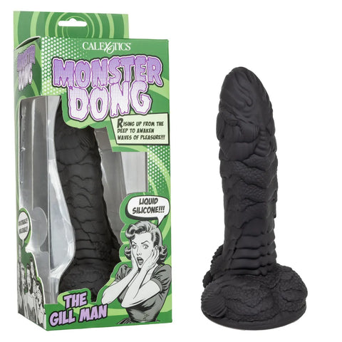 Monster Dong The Gill Man (Black) – Waterproof Realistic 7.2" Dildo > Dildos > Fantasy