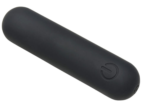 Bang! Flexible Silicone Bullet (Black) – Silicone Bullet Vibrator > Vibrators > Mini Vibrators