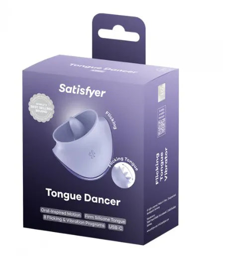 Satisfyer Tongue Dancer – USB Rechargeable Flicking Stimulator > Sex Toys For Ladies > Air Pulsation