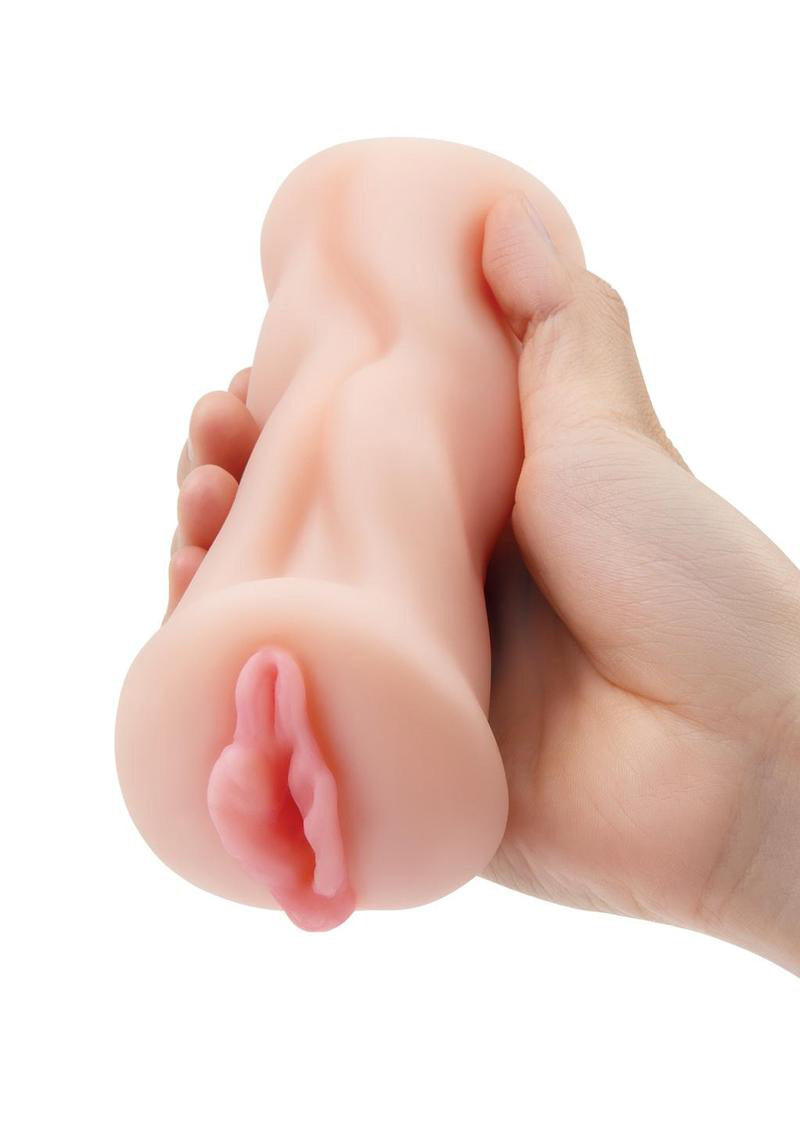 Zolo Stroke Off Asian Stroker – Premium Male Masturbator Beige > Sex Toys For Men > Masturbators > Manual