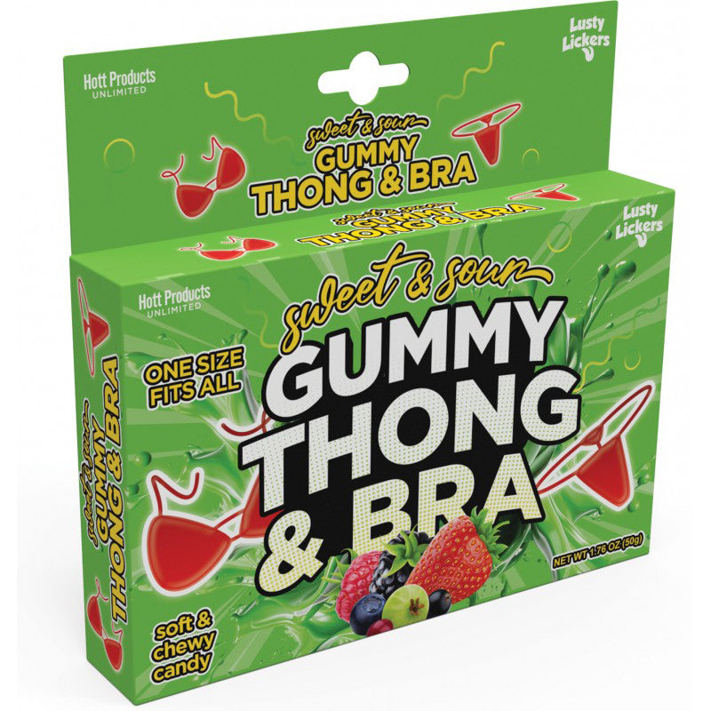 Sweet and Sour Gummy Thong and Bra – Edible Erotic Lingerie Red > Relaxation Zone > Edible Treats
