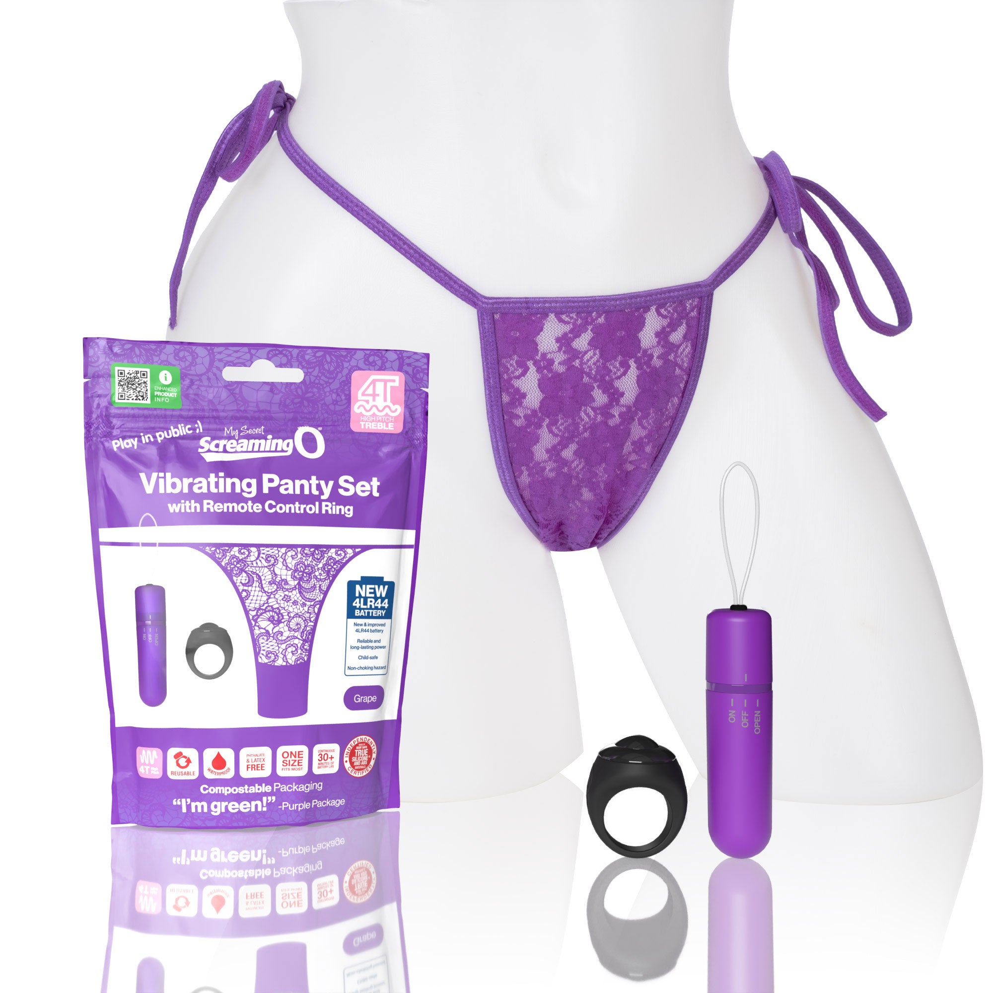 My Secret Screaming O 4T Panty Vibe with Remote Ring – Vibrating Panty Set > Sex Toys For Ladies > Panty Vibes