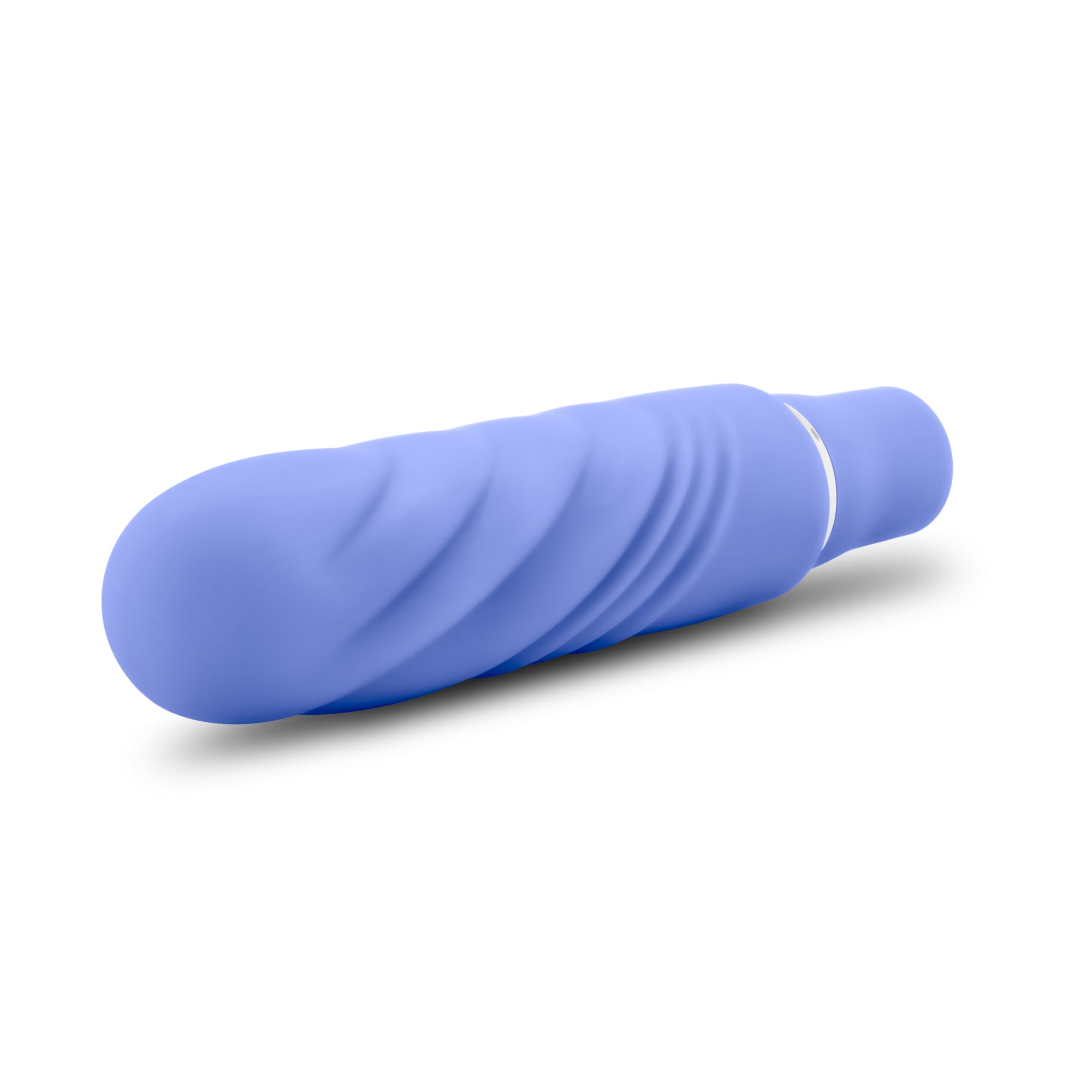 Luxe Nimbus Mini Silicone Vibrator with Satin Finish Periwinkle Vibrators