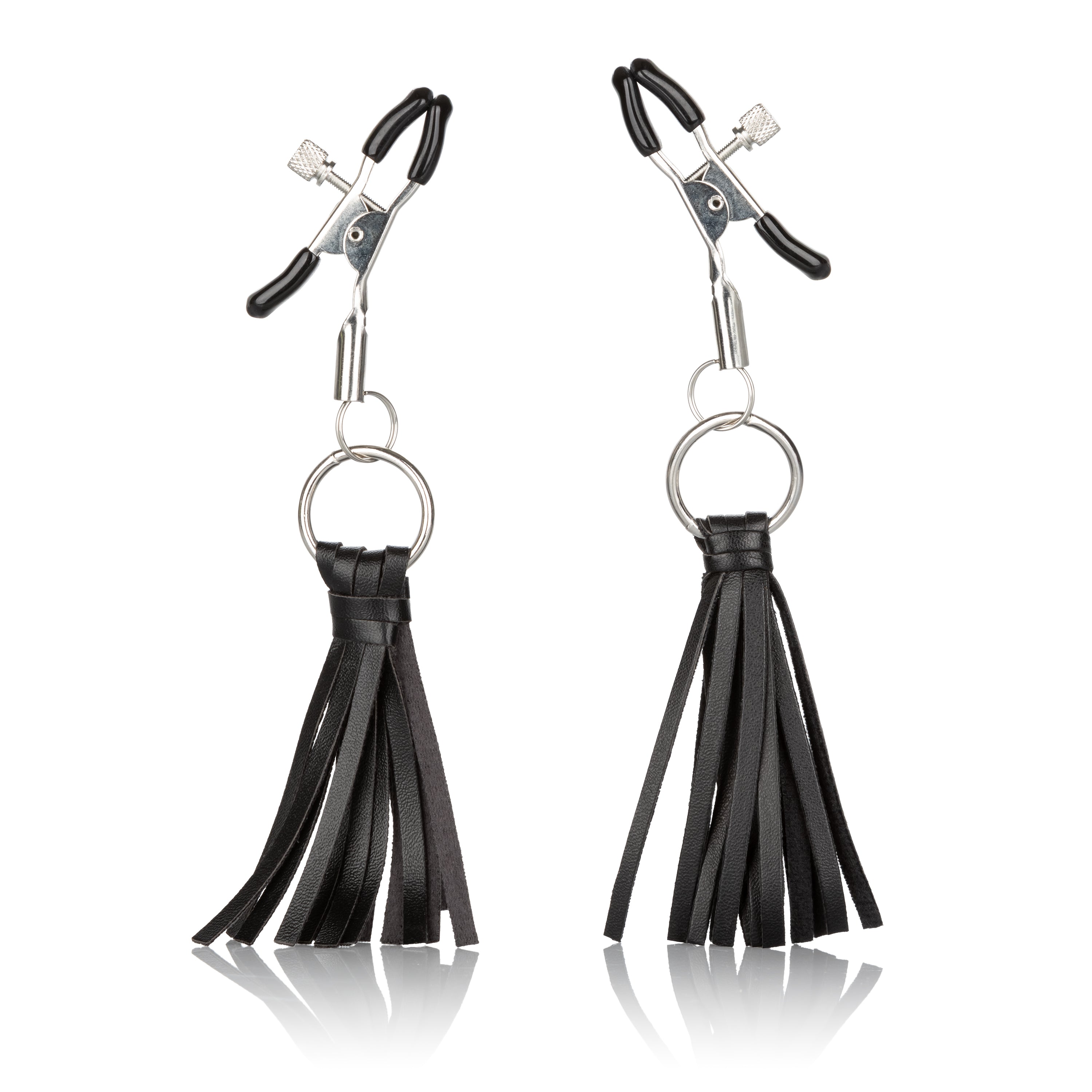 CalExotics Playful Tassels Nipple Clamps – Sensory Adult Intimacy Accessory > Sex Toys > Nipple Clips Main image