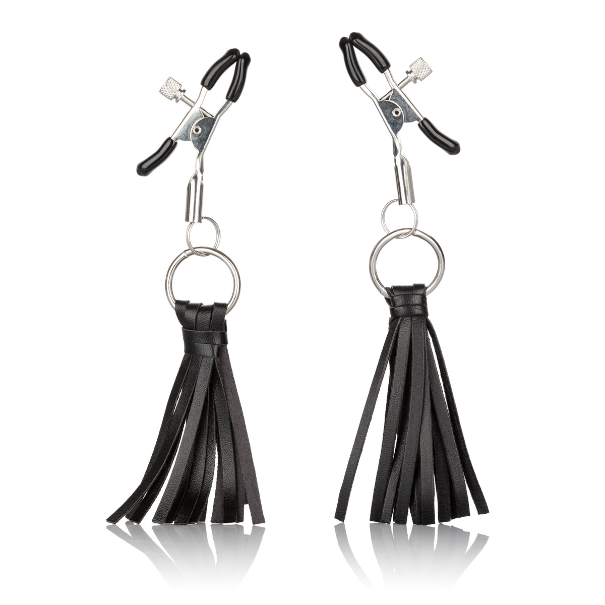 CalExotics Playful Tassels Nipple Clamps – Sensory Adult Intimacy Accessory > Sex Toys > Nipple Clips