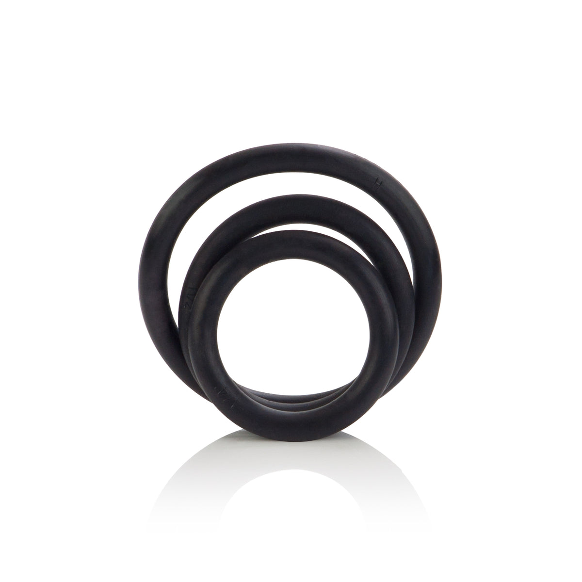 3 Piece Rubber Ring Set – Durable Elastic Cock Ring Set Black > Cock Ring > Sets