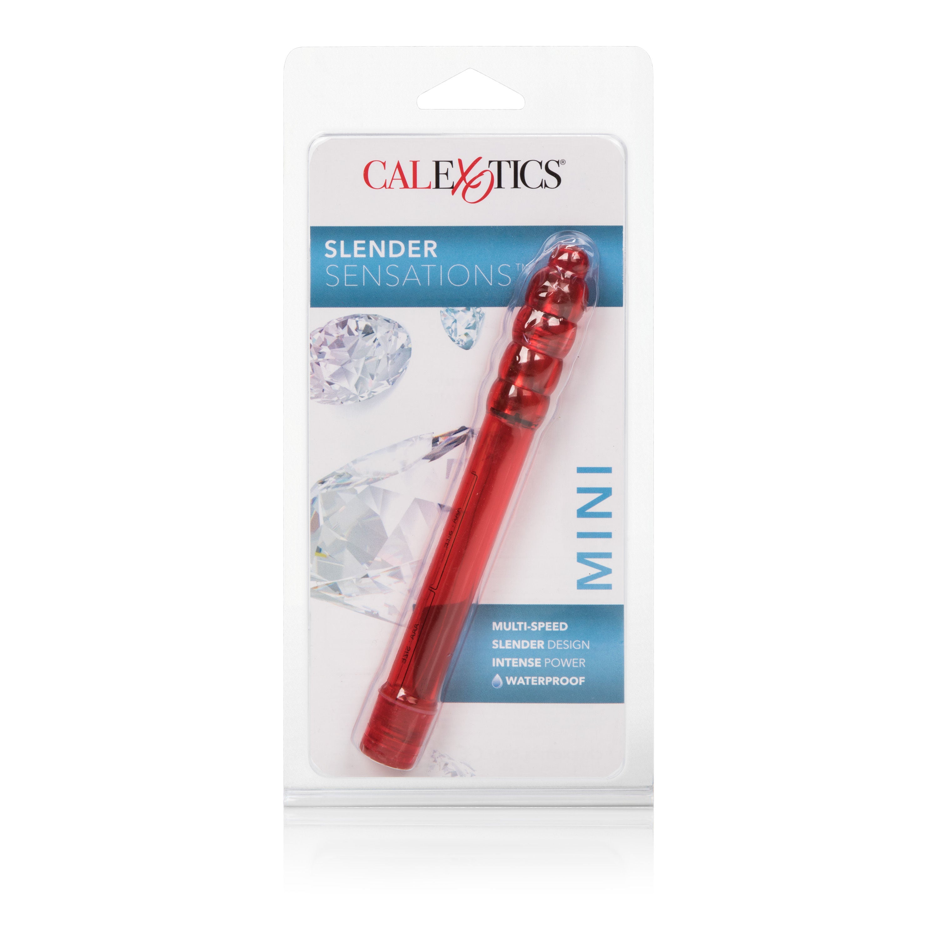 Slender Sensations Red Vibrating Massager for Intimate Massage Vibrators