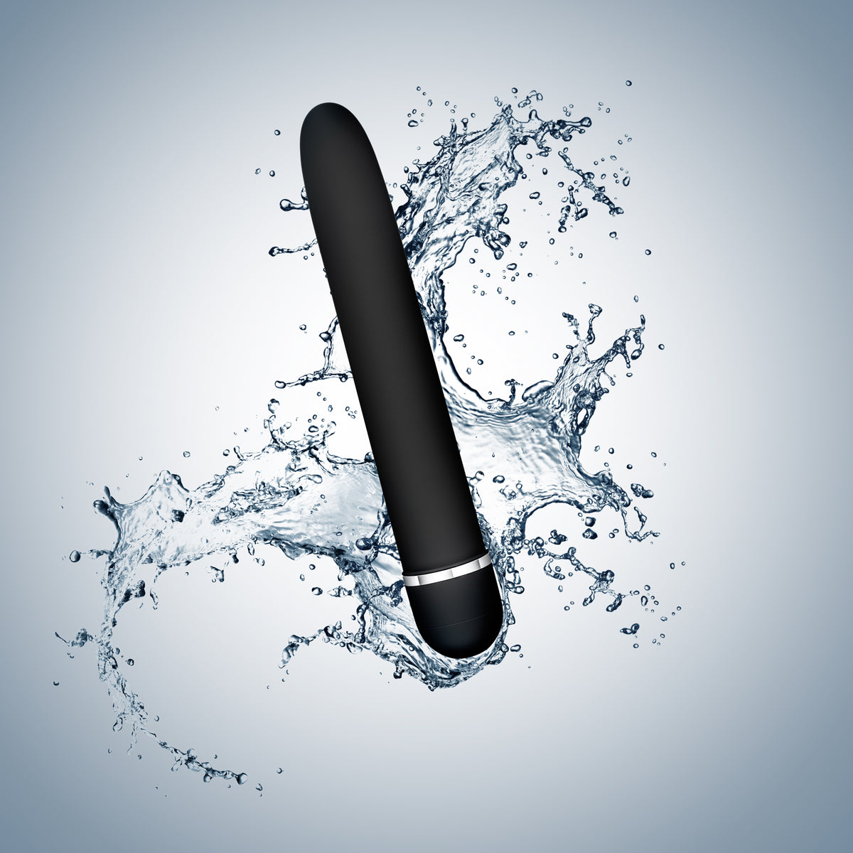 Rose Luxuriate Black Vibrator 7 Inch Multi-Speed Design > Vibrators > Standard Vibrators