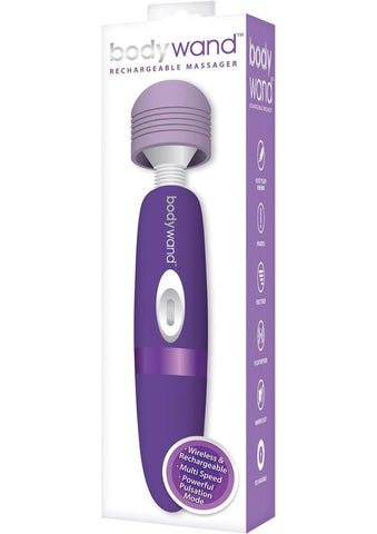 Bodywand Rechargeable Purple Massager with Multi-Speed Control Electric Massager