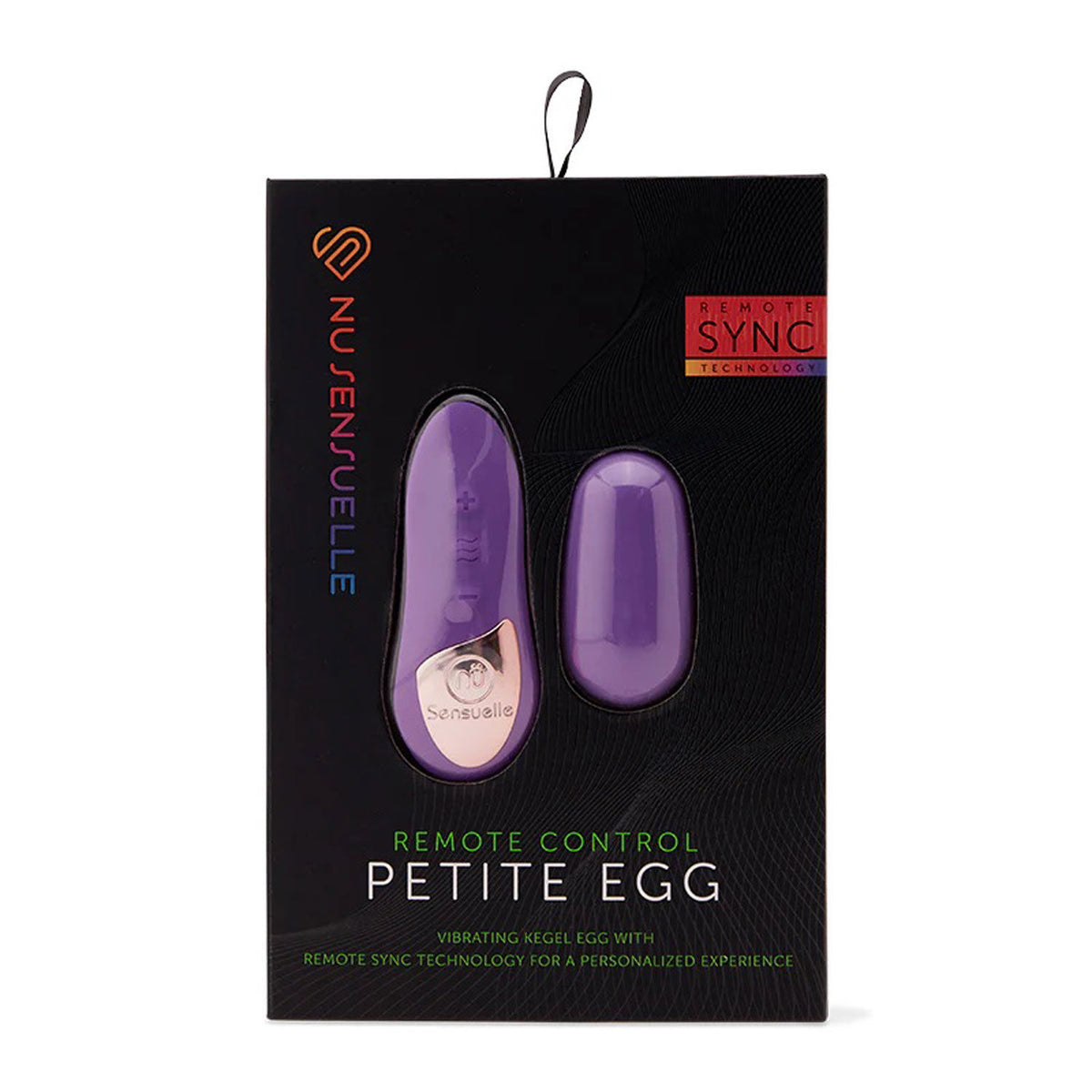 Nu Sensuelle Remote Control Petite Egg Vibrator in Purple Purple BULLETS