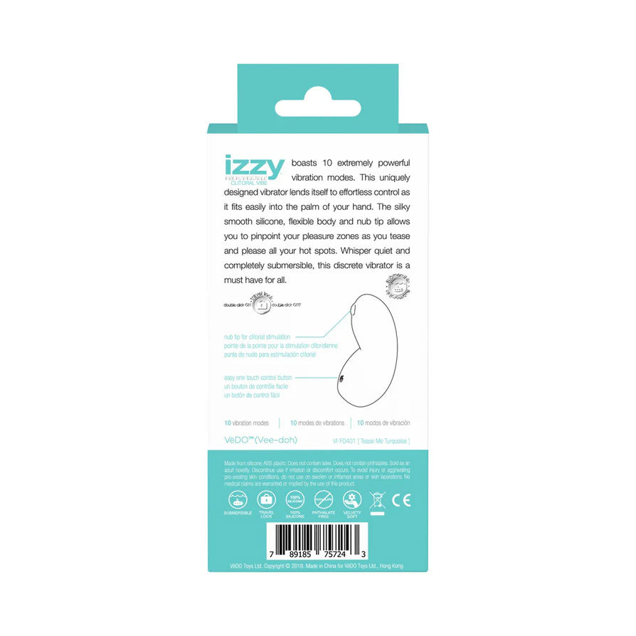 Izzy Clitoral Vibrator with 10 Powerful Modes > Sex Toys For Ladies > Clitoral Vibrators and Stimulators
