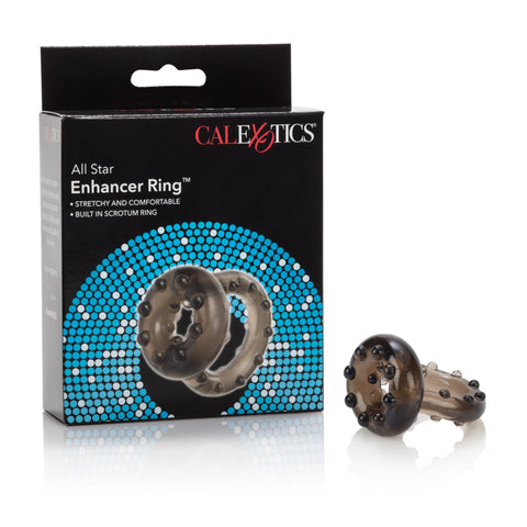 All Star Enhancer Ring Gray COCK RINGS