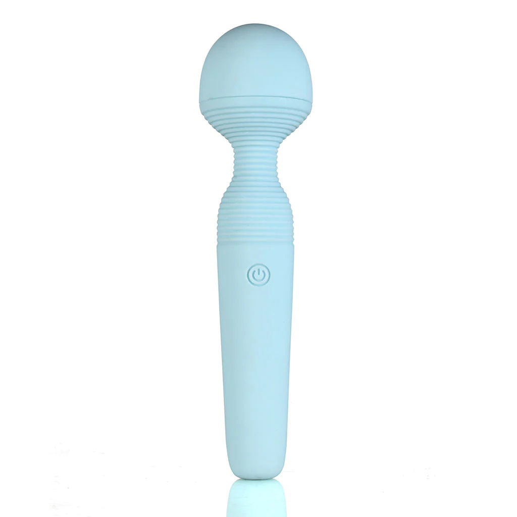 Grace Bendable Vibrating Pleasure Wand Rechargeable Blue Vibrators
