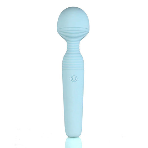 Grace Bendable Vibrating Pleasure Wand Rechargeable Blue Vibrators