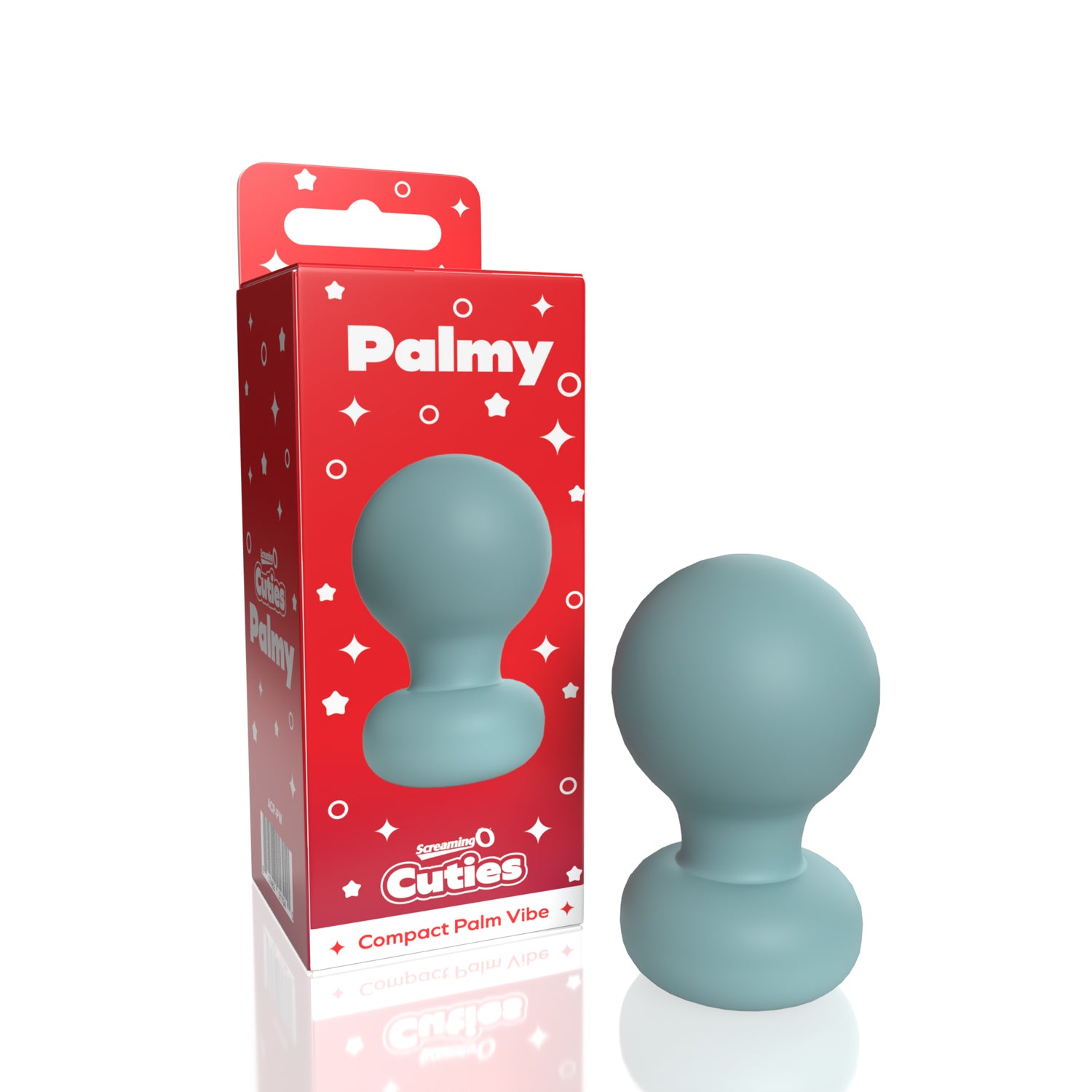 Cuties - Palmy Rechargeable Mini Palm Vibe (Powder Blue) > Sex Toys > Couples Toys