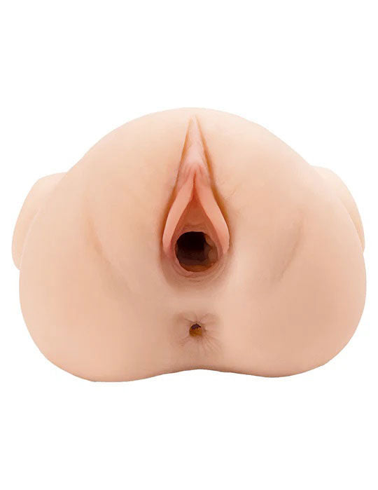Pdx Plus Double Pounder Vibrating Squeeze Stroker Toy Light > Sex Toys For Men > Masturbators > Manual