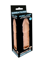 Skinsations Husky Lover 6.5 Inch White Penis Extension Sleeve > Sex Toys For Men > Penis Sleeves