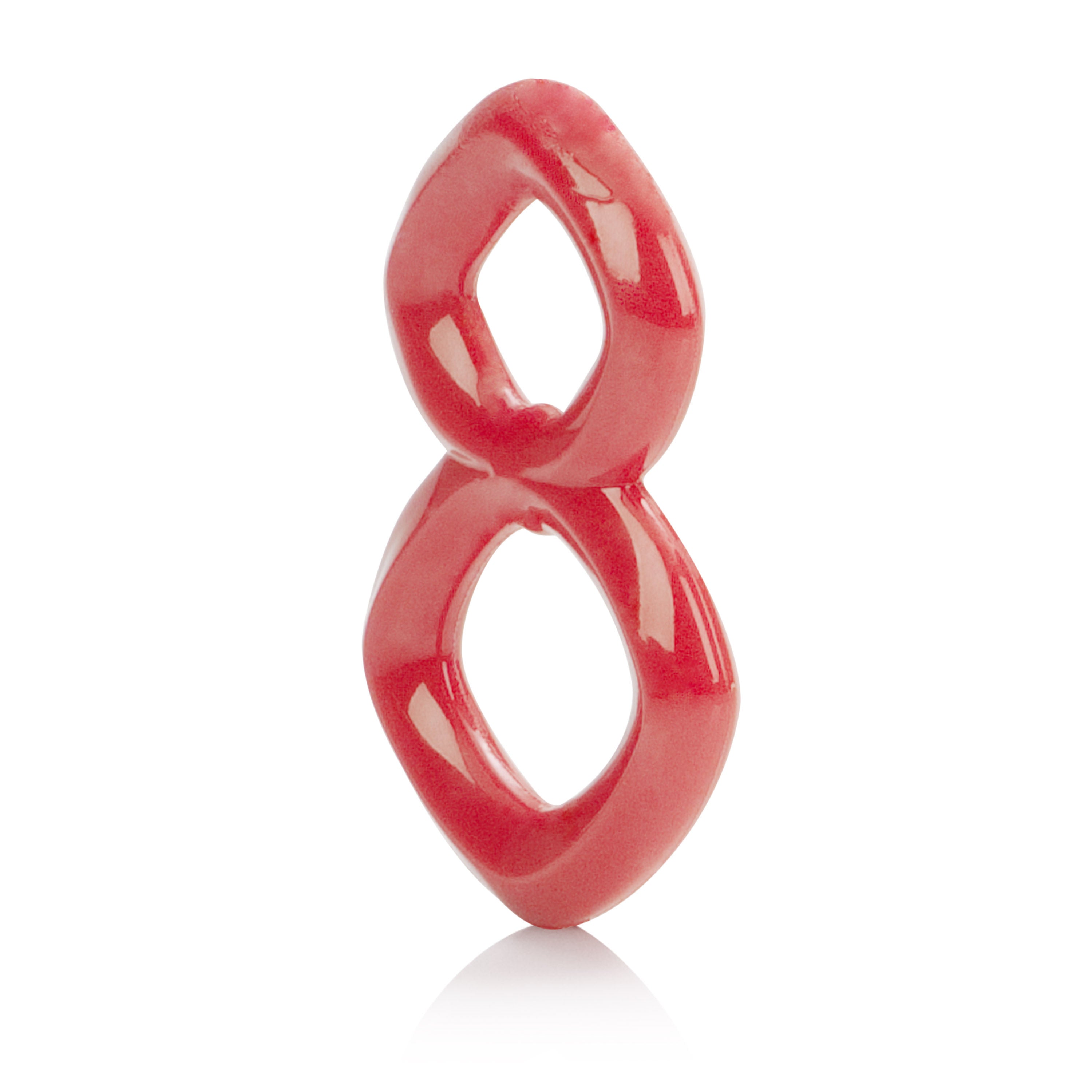 Crazy 8 Dual Support Red Cock Ring for Extended Pleasure Cockrings