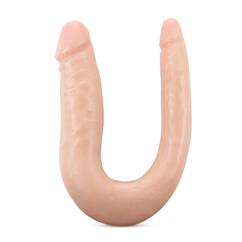 Dr. Skin Mini Double Dong (Vanilla) – Soft Double Penetration Toy Double Dongs