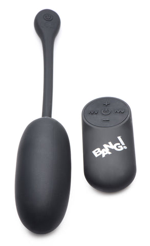 28x Plush Egg and Remote - Black BULLETS