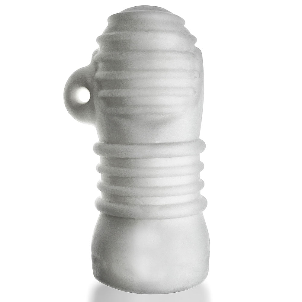 Jackt White Ice Male Stroker Sleeve with Nubs and Ridges Strokers - Manual