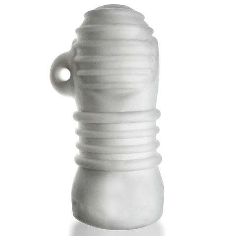 Jackt White Ice Male Stroker Sleeve with Nubs and Ridges Strokers - Manual
