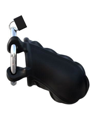 Fantasy C-Ringz Extreme Silicone (Black) – Silicone Cock Blocker Cages