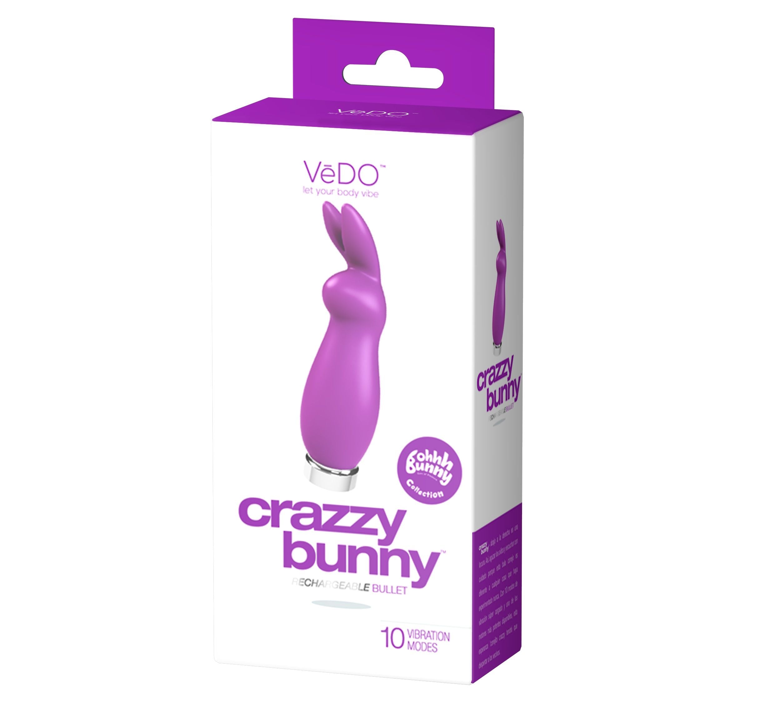Crazzy Bunny Rechargeable Bullet - Pretty in Pink BULLETS