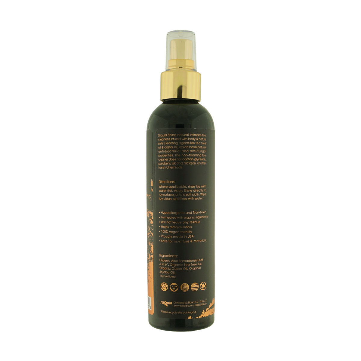 Shine Organic Tea Tree Oil Based Intimate Toy Cleaner 8.5 Oz > Essentials > Toy Cleaners